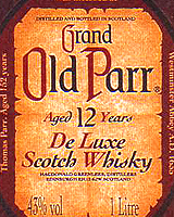 Old Parr Whisky 12 años